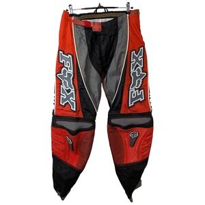 Vintage Y2K Fox Racing 360 Motocross Pants Waterproof Red / Black men's size 32